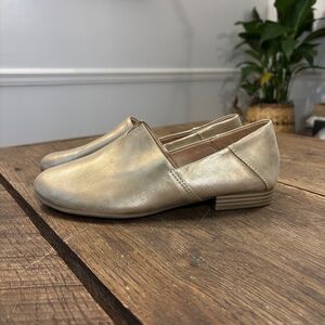 BOC Born of Concept Metallic Gold‎ Slip On Loafer Flats 7